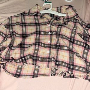 Comfy baggy cute cropped top